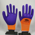 Lined Latex Foam Coated Protective Work Industrial Gloves